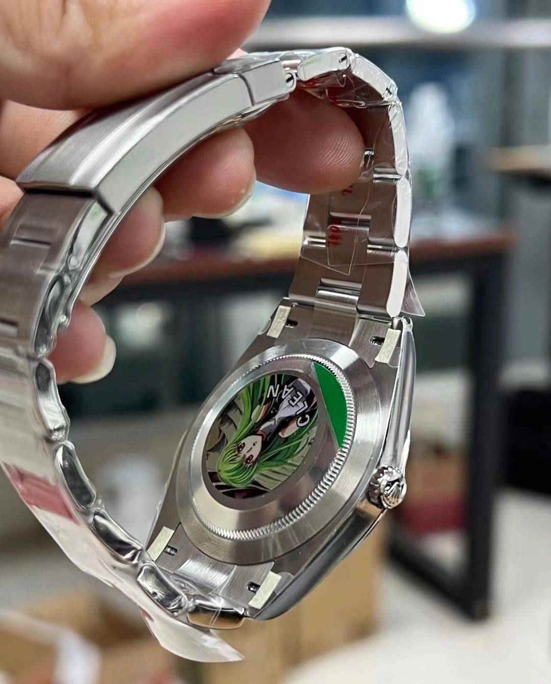 Clean Factory 124300 Red Dial – 41mm OP Replica - Image 2