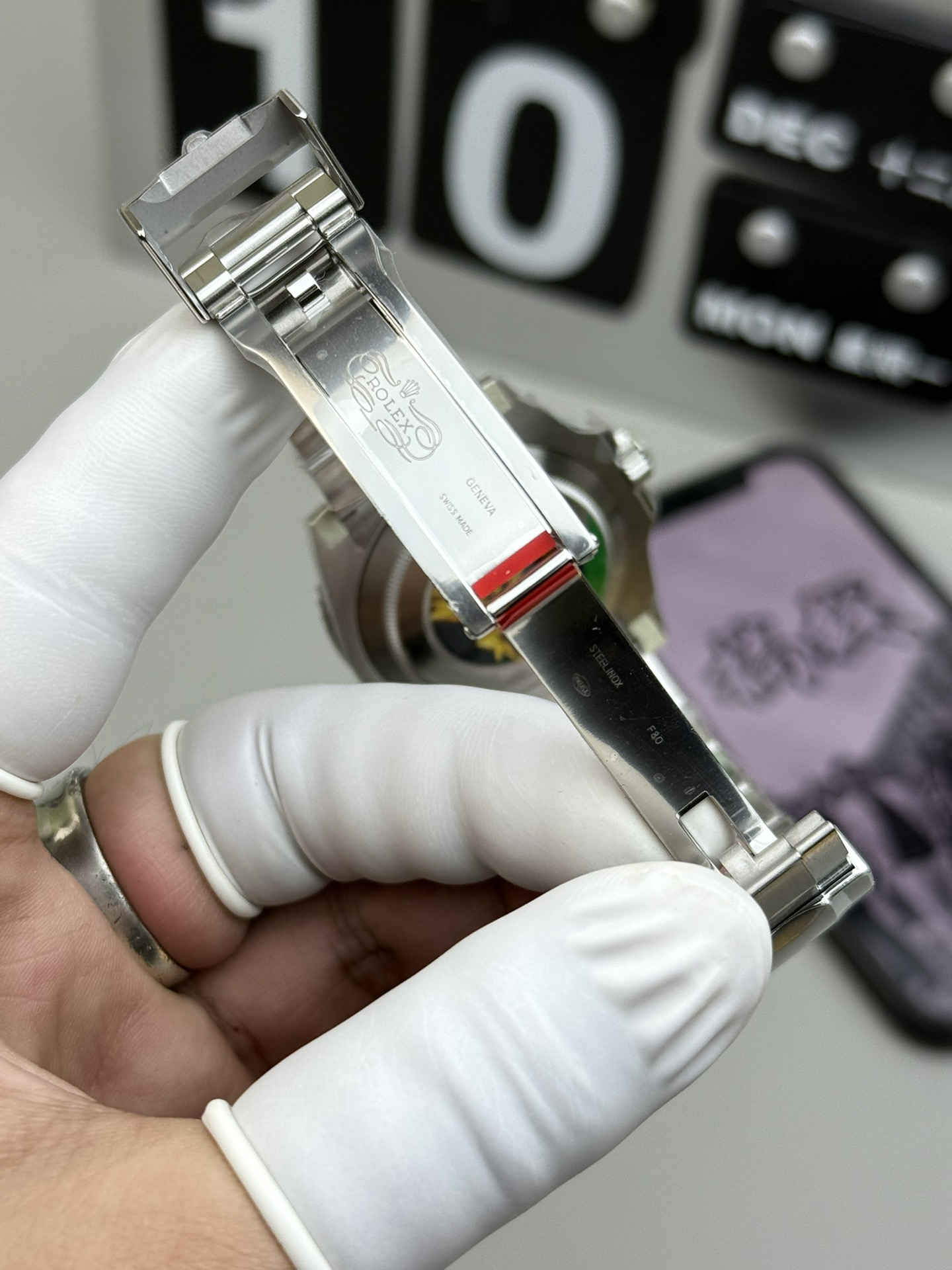 Clean Factory Rolex Submariner 126610LV – 41mm Green Water Ghost Replica - Image 4