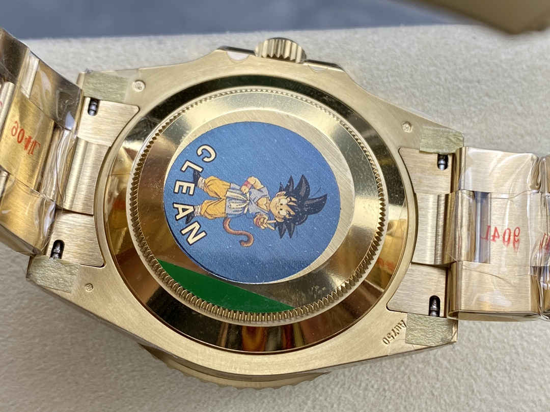 Clean Factory Rolex Submariner 126618LN – Premium Full Gold Black Submariner Replica - Image 6