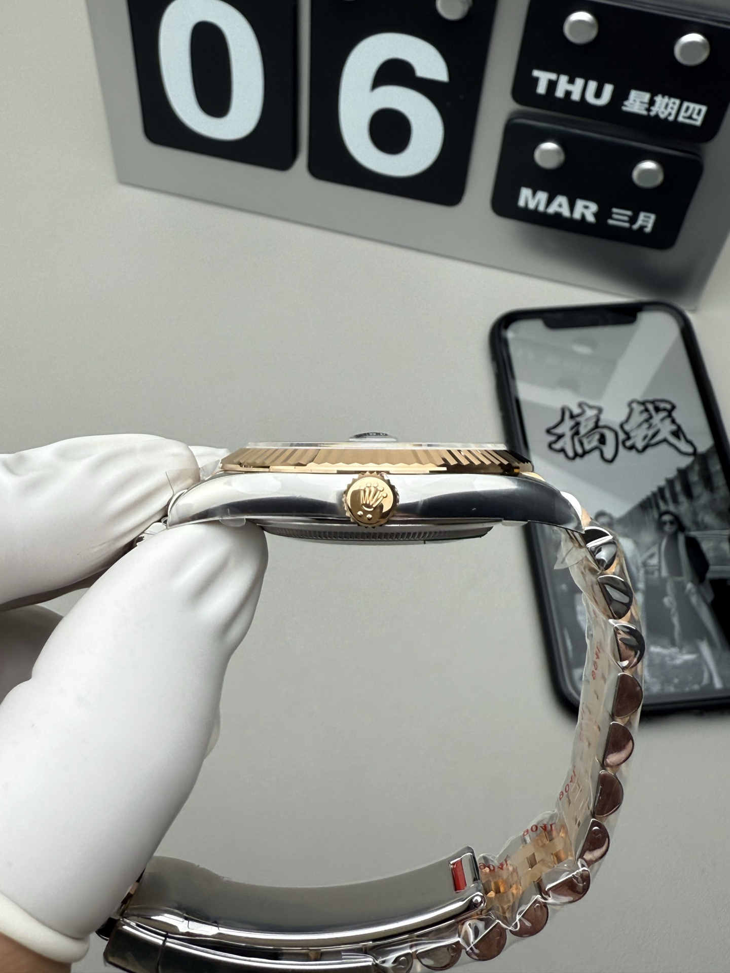 Clean Factory Datejust 41 126333 Rose Gold & Steel Green Roman Dial Super Clone 3235 - Image 7