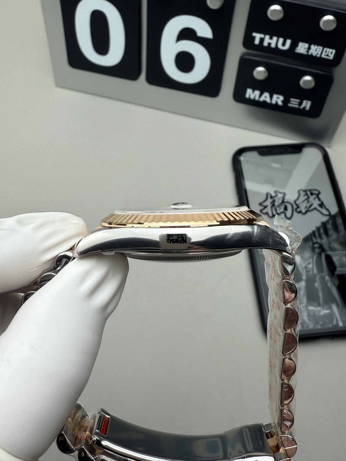 Clean Factory Datejust 41 126333 Rose Gold & Steel Green Roman Dial Super Clone 3235 - Image 8