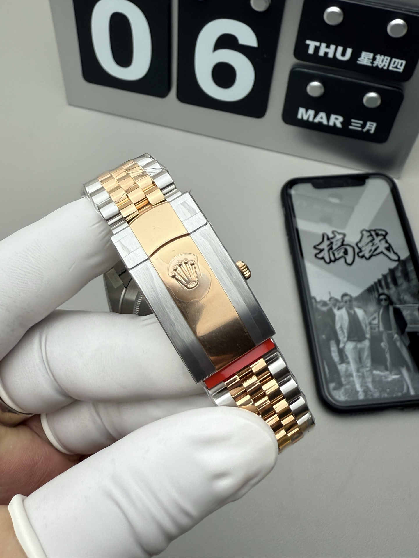 Clean Factory Datejust 41 126333 Rose Gold & Steel Green Roman Dial Super Clone 3235 - Image 9