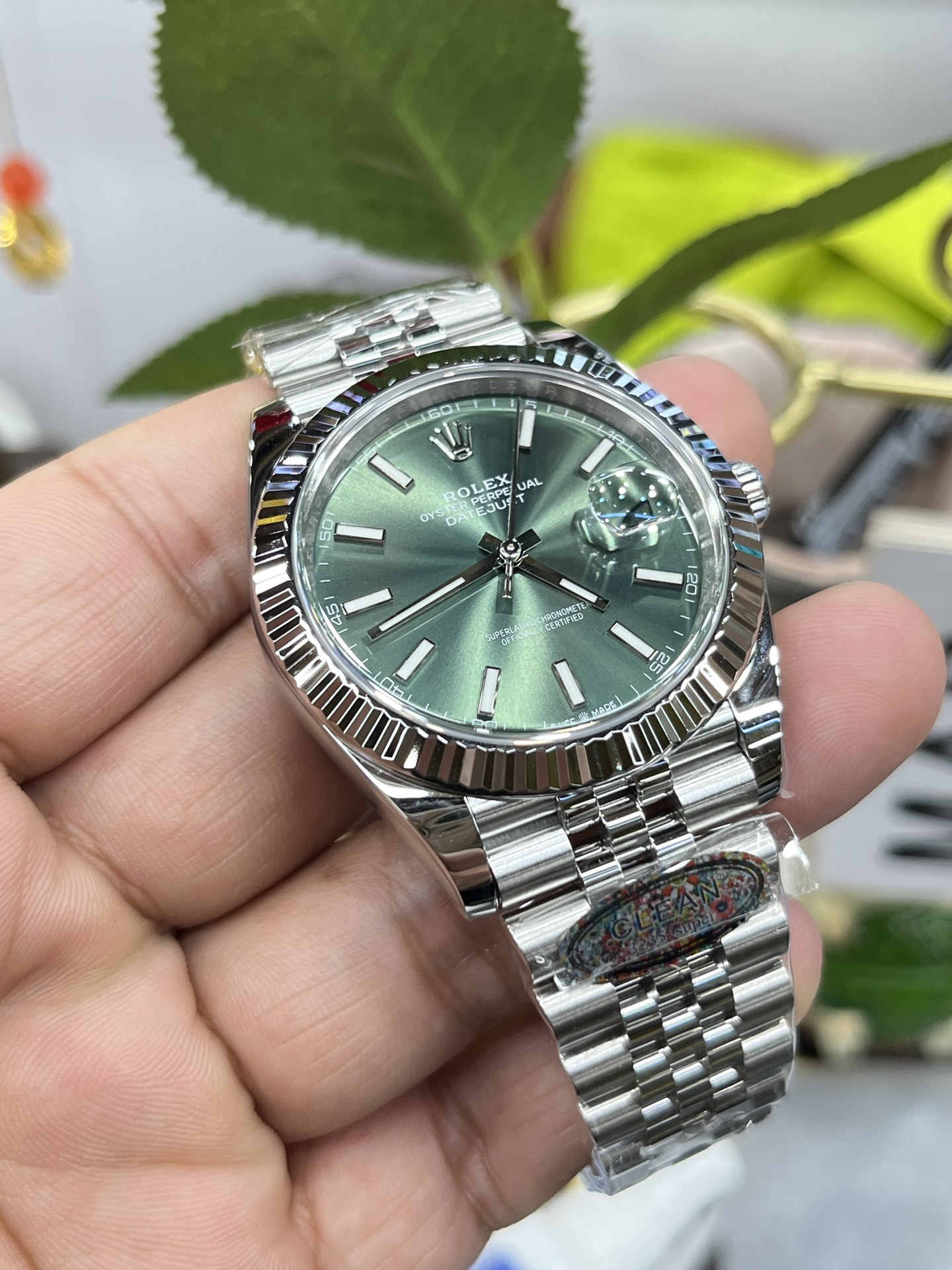 Clean Factory Datejust 41 126334 – Mint Green Dial 41mm - Image 4