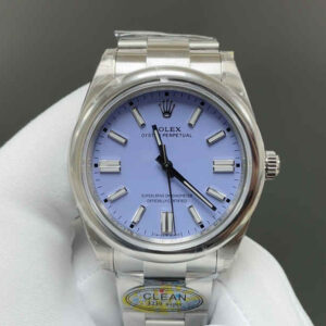 Clean Factory 124300 Purple Dial – 41mm Oyster Perpetual Replica