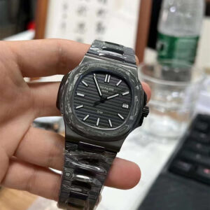 DIW Carbon Fiber Patek Replica | 5711 Forged Carbon Super Clone