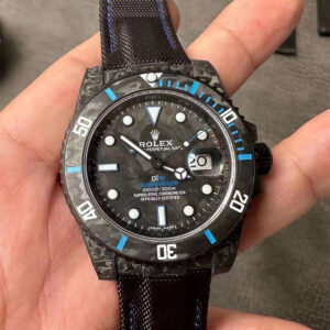 DiW Carbon Blue Submariner – VSF 40mm Forged Carbon (VS3135)