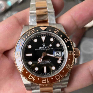 Clean Factory GMT Master II CHNR 3285 – Premium CHNR Two-Tone Bezel GMT Replica Watch