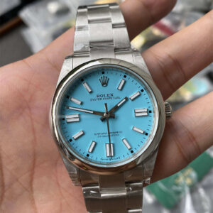 Rolex Oyster Perpetual 41 Tiffany Blue Dial Replica – VS Factory M124300-0006 with Dandong 3230 Movement