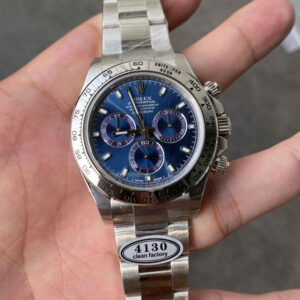 Clean Factory Daytona 116509 Replica – White Gold Blue Dial “Blue Cat
