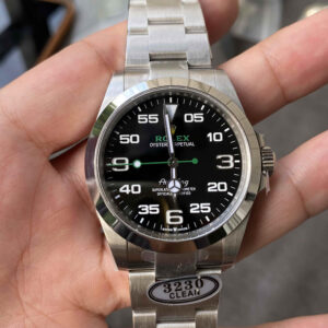 Clean Factory Rolex Air-King 3230 – Premium 40mm Air-King Replica in 904L Steel