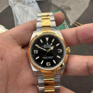 Rolex Explorer 36mm Two Tone Replica – VS Factory M124273-0001 with Dandong 3230 Movement