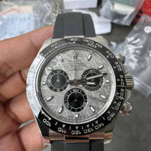 Clean Factory Daytona 4130 Meteorite Dial Replica (Grey Oysterflex RB Style)
