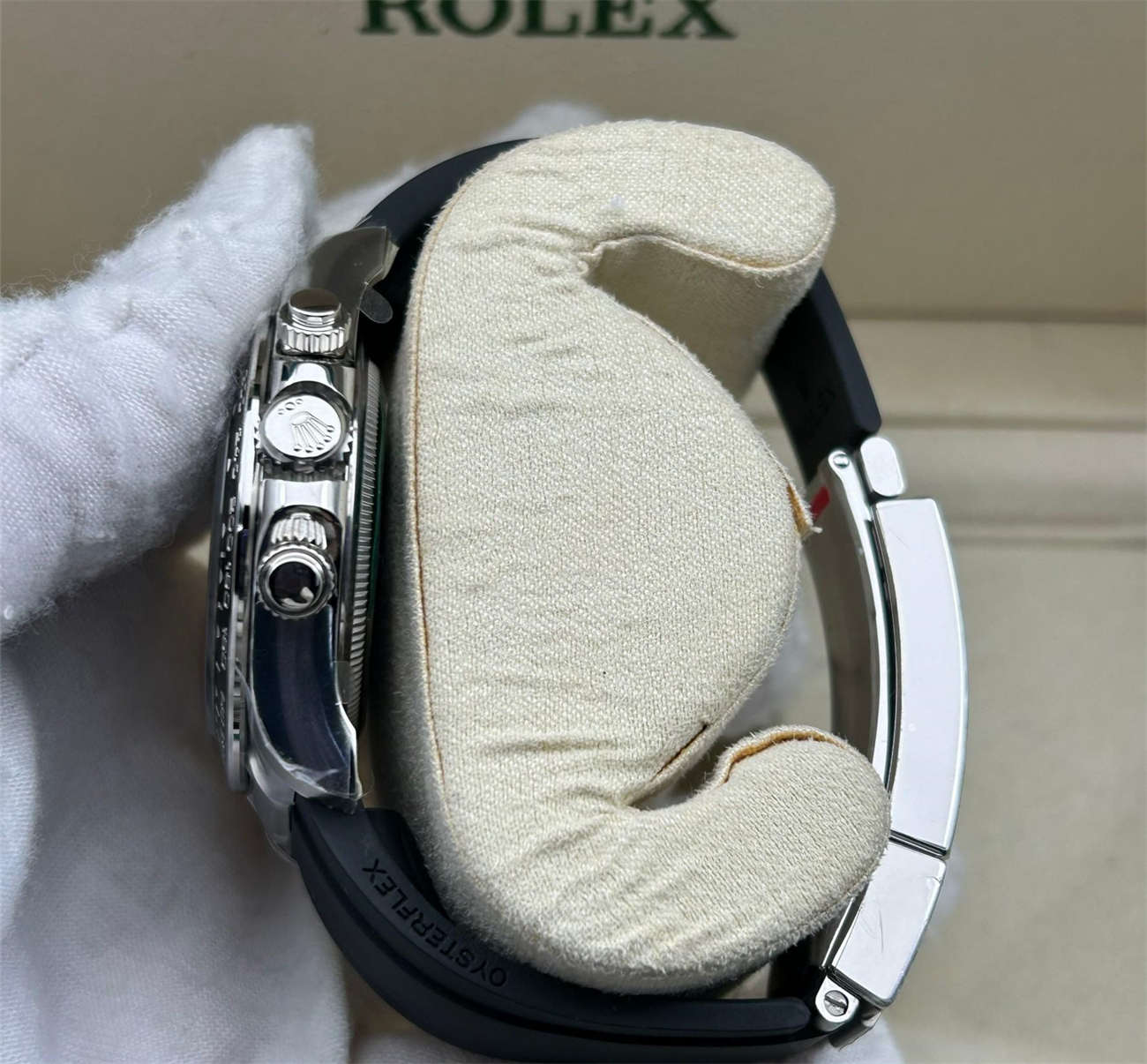 Rolex Daytona 126519LN Replica – Clean Factory White Gold Black Dial - Image 5