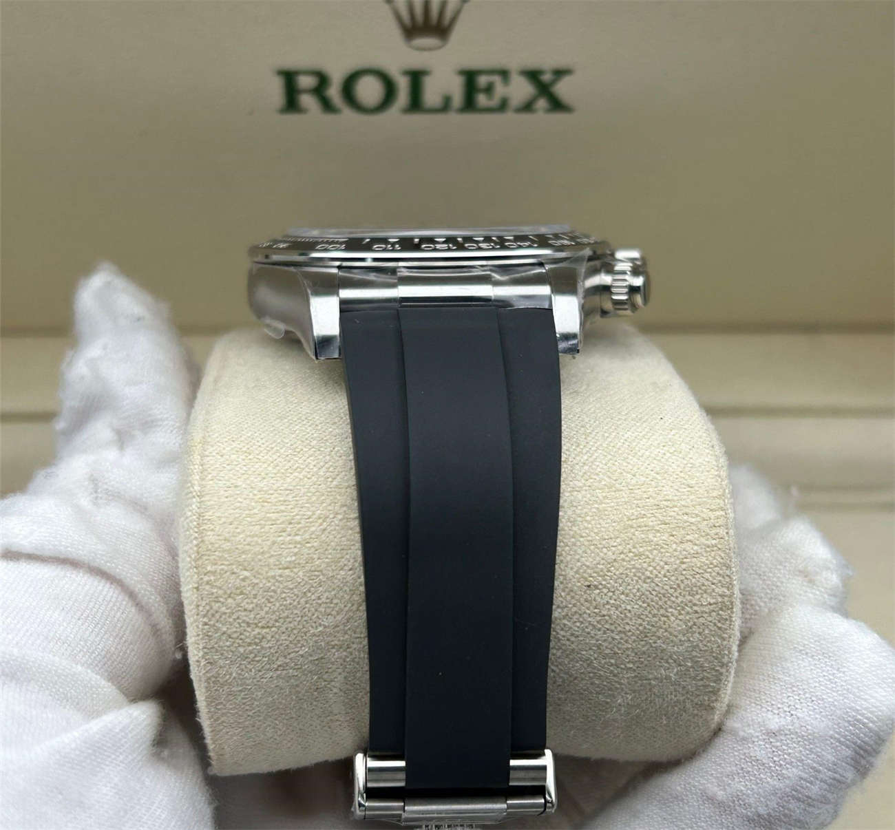 Rolex Daytona 126519LN Replica – Clean Factory White Gold Black Dial - Image 7