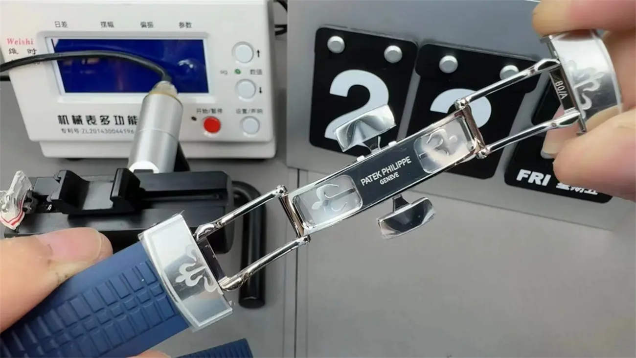 Patek Philippe Aquanaut 5168G Replica – Blue Dial, White Gold Case, 3K Factory Precision - Image 8