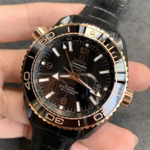 VSF Planet Ocean Seamaster Omega Watches – Deep Black Rose Gold 600M Edition