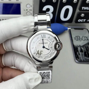 AF Factory Cartier Ballon Bleu Replica Watch – 33mm Quartz (Swiss Ronda Movement)
