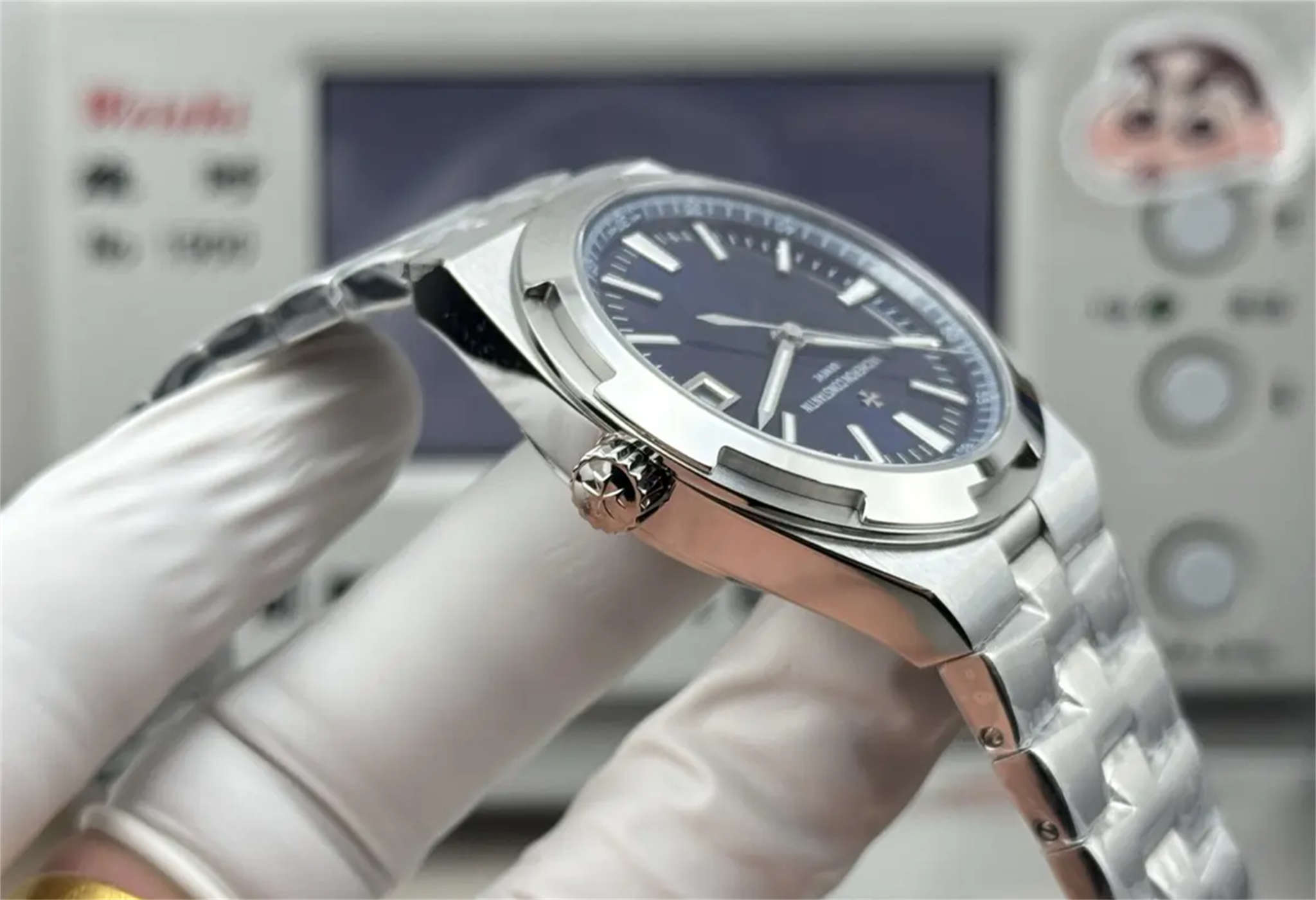 PPF 4500V Vacheron Constantin Overseas | Blue Dial Super Clone - Image 7