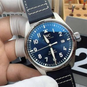 V7 IWC Mark XX Blue Dial – Premium Replica Pilot Watch with Sapphire Crystal & Automatic Movement