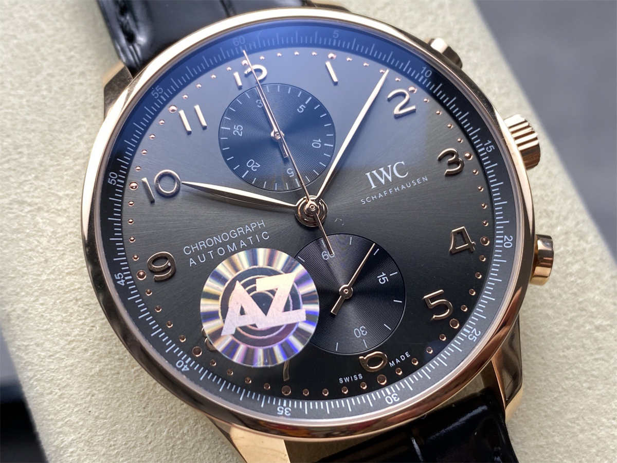 IWC Portugieser Rose Gold Replica – AZ Factory 40.9mm Portuguese Chronograph Luxury Watch - Image 2