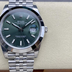 Green Datejust 41 Replica – Premium Mint Green Dial Datejust Super Clone 41mm