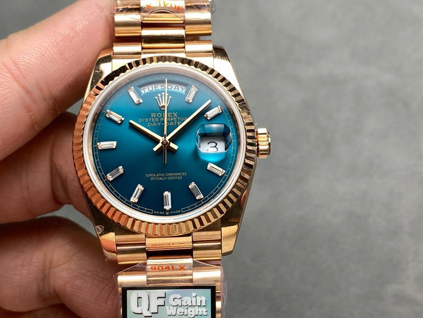 QF Factory Day Date 36 Rolex Replica – 36 mm Full-Weight Dress Watch