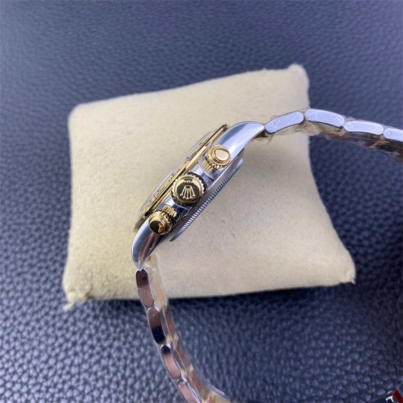 Clean Factory Two Tone Daytona Replica – 116503 Black Dial (Dandong 4130) - Image 6