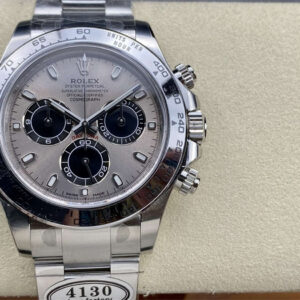 Rolex Daytona Cement Dial Replica – Clean Factory White Gold Bracelet