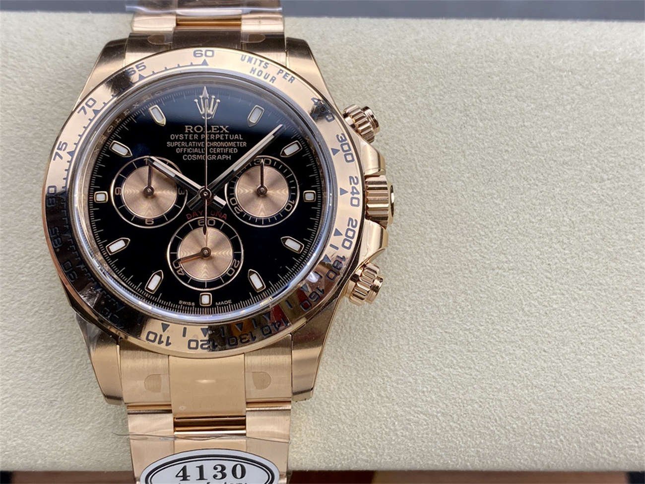 Rolex Daytona Everose Black Dial – Clean Factory Edition