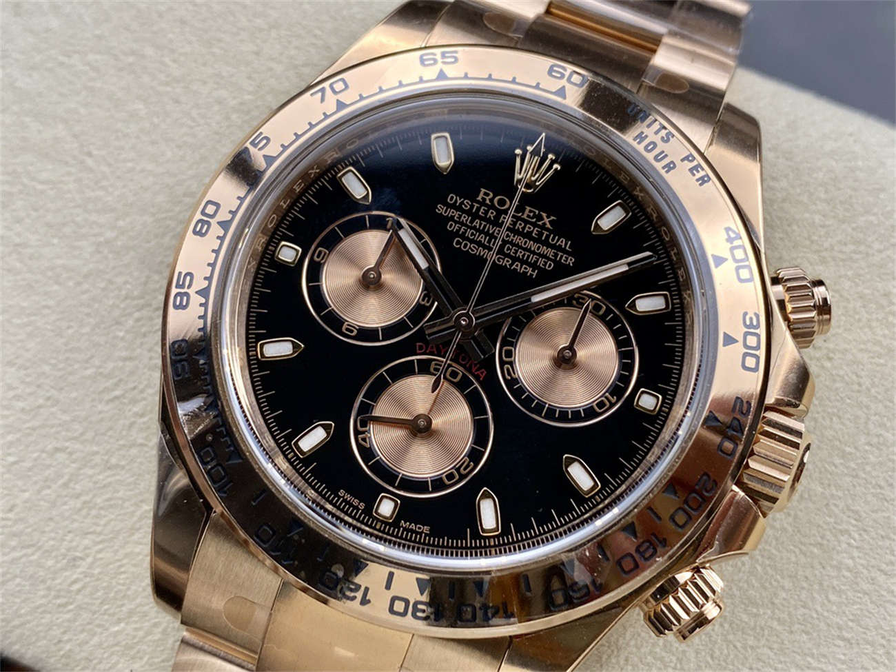 Rolex Daytona Everose Black Dial – Clean Factory Edition - Image 3