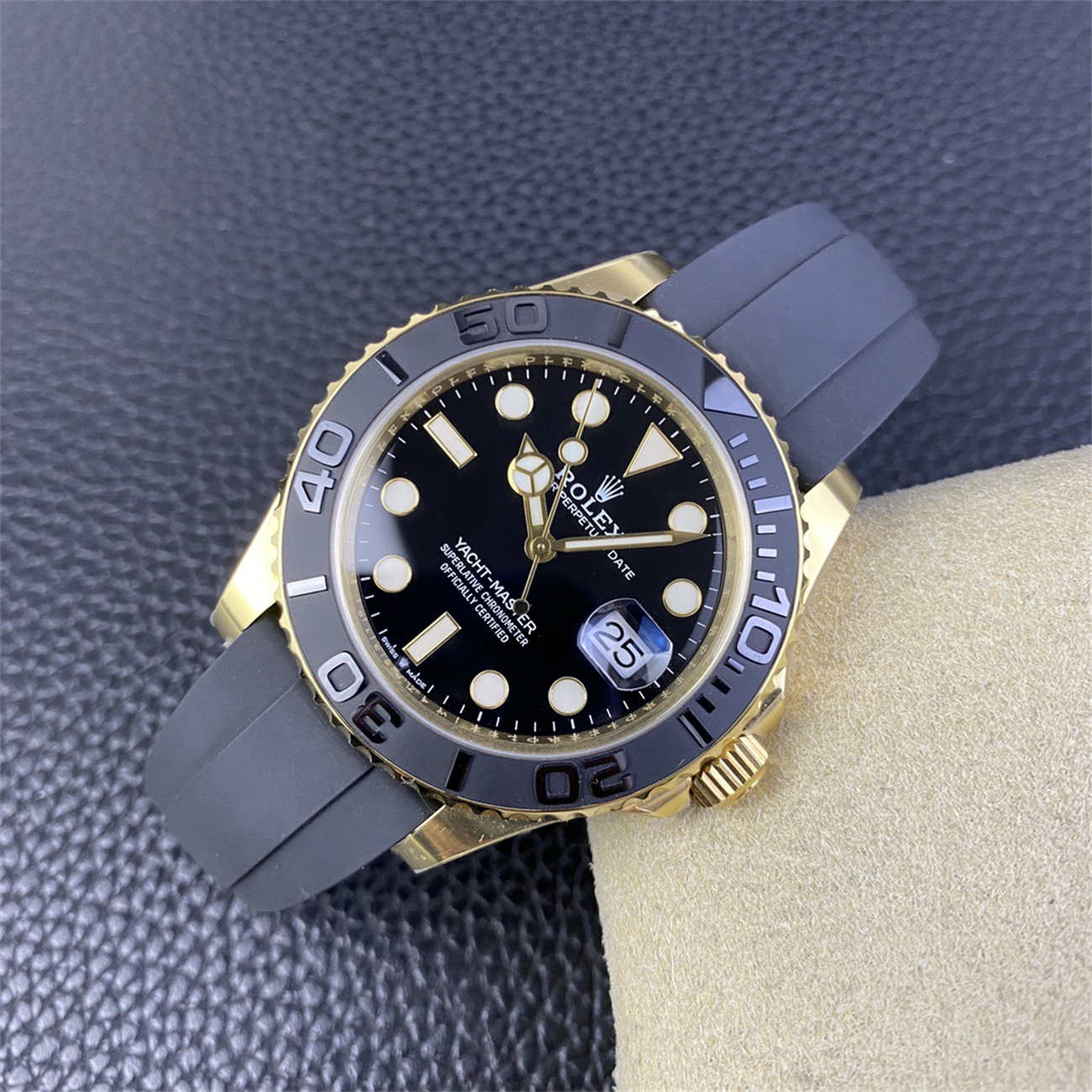 Product Page: Clean Factory Yacht-Master 42 18K Gold Rolex Replica (M226658‑0001) - Image 5