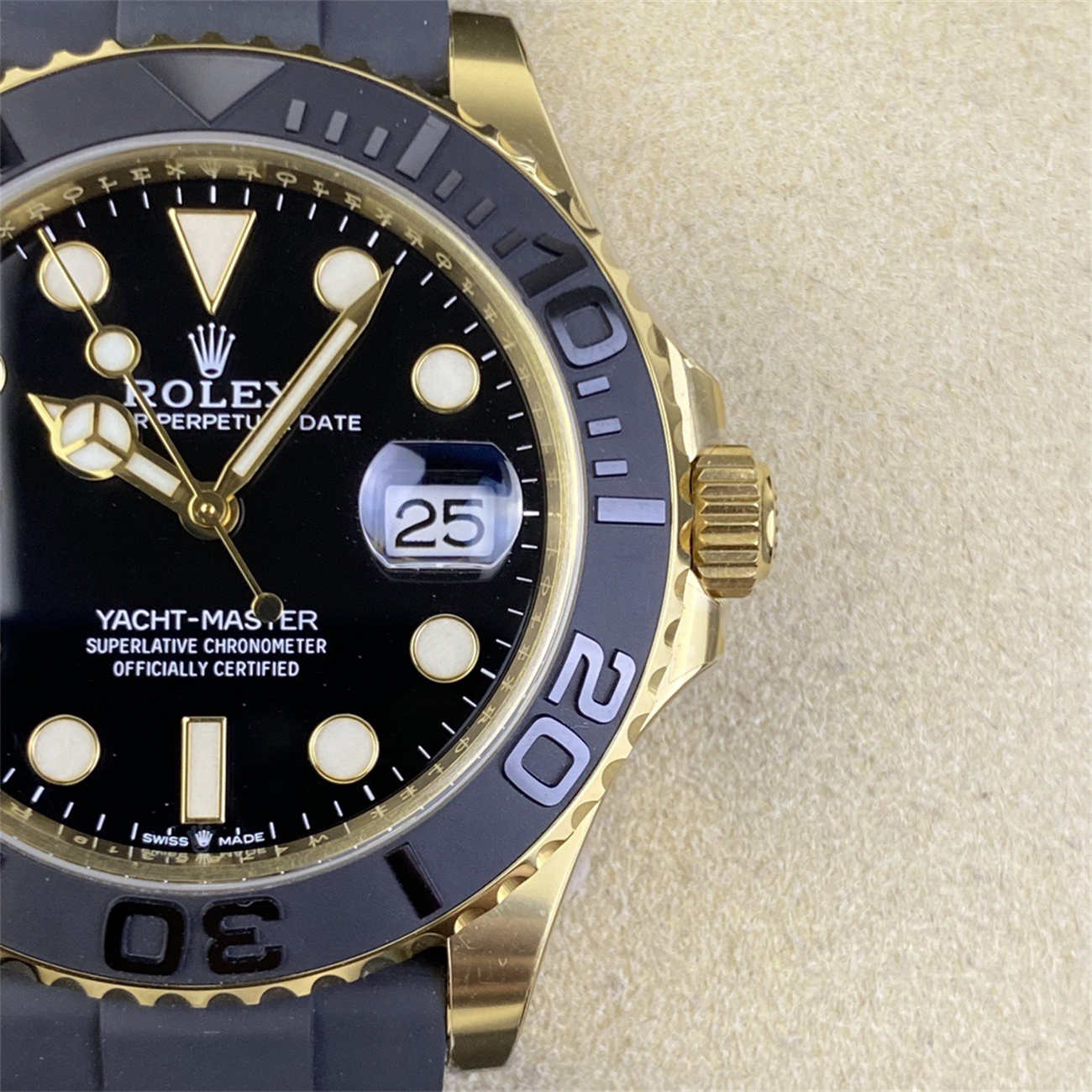 Product Page: Clean Factory Yacht-Master 42 18K Gold Rolex Replica (M226658‑0001) - Image 6