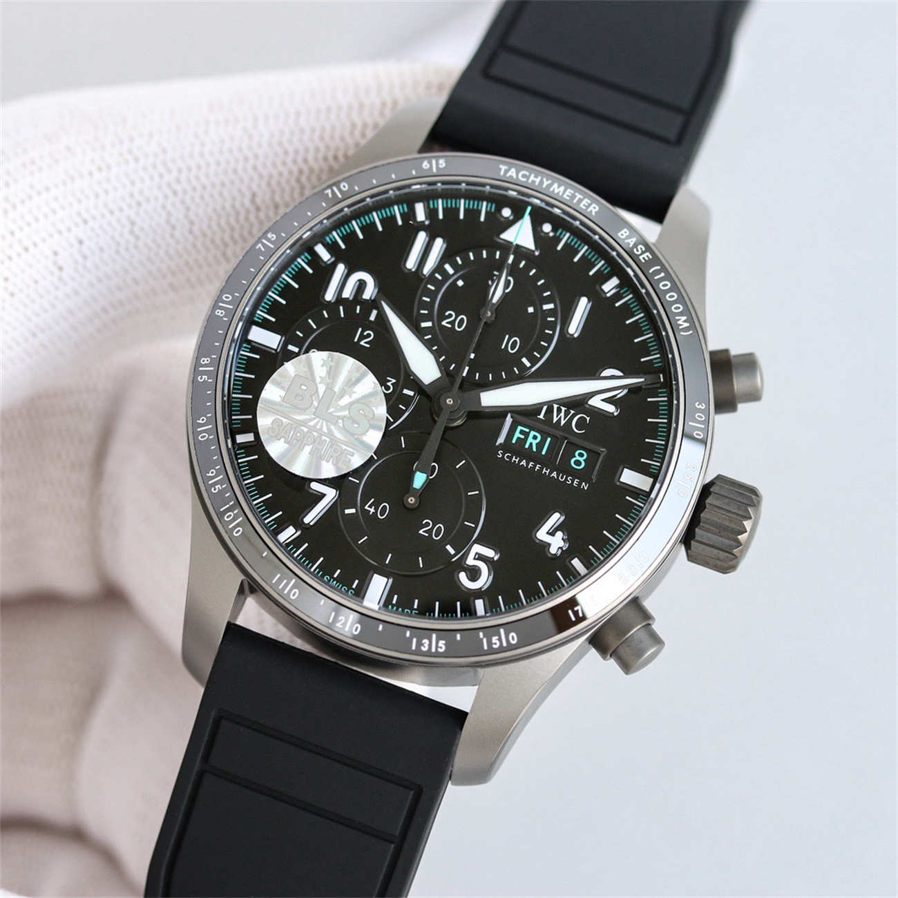IWC Pilot IW388306 Replica – High Performance Chronograph Ceramic Bezel 41mm - Image 4