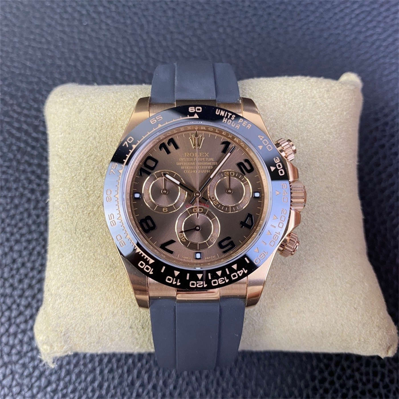 Clean Daytona Rose Gold Replica – Chocolate Dial 116515LN