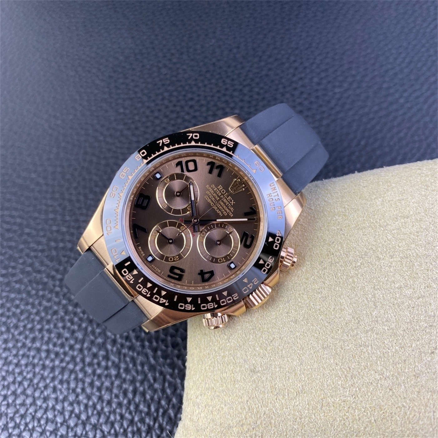 Clean Daytona Rose Gold Replica – Chocolate Dial 116515LN - Image 5