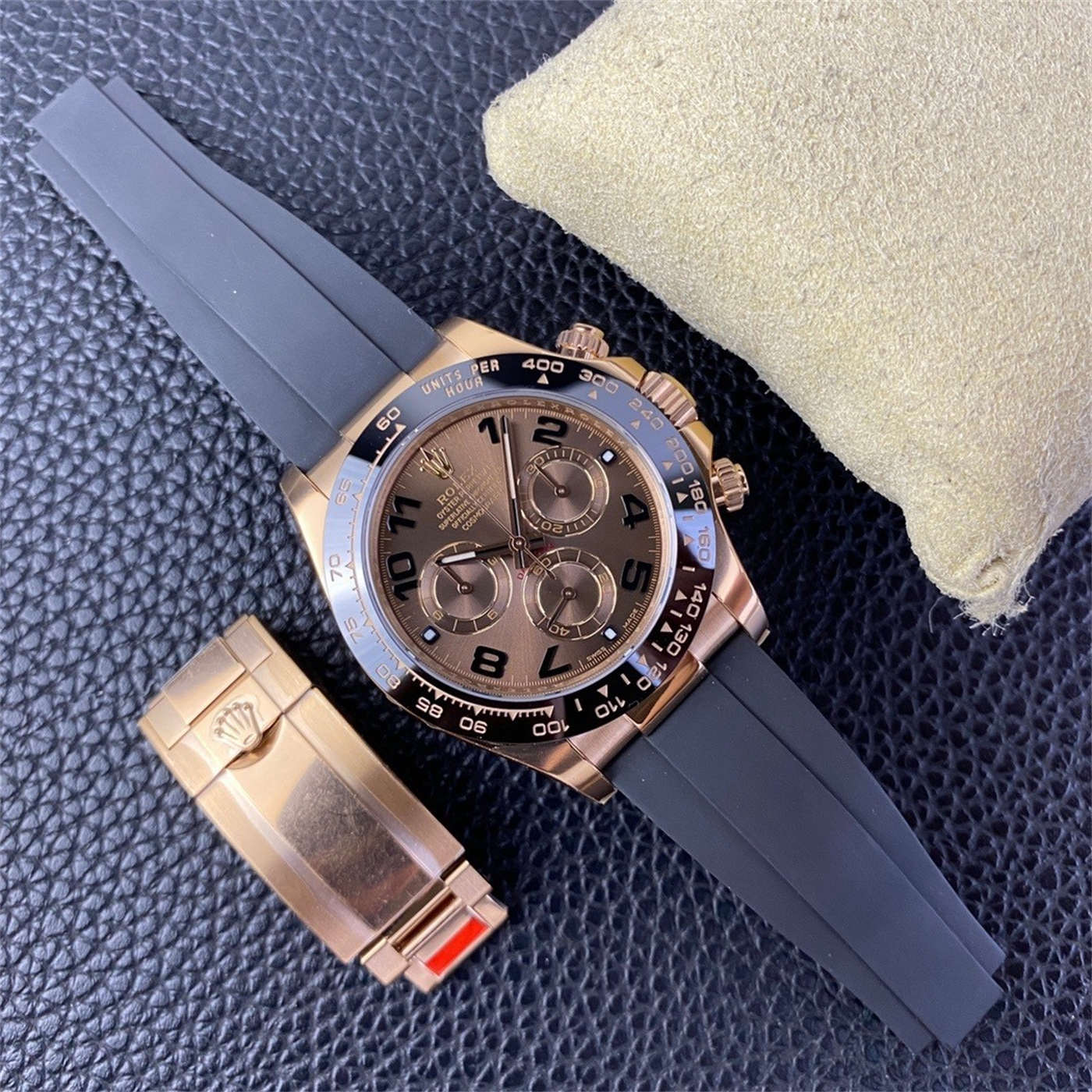 Clean Daytona Rose Gold Replica – Chocolate Dial 116515LN - Image 2