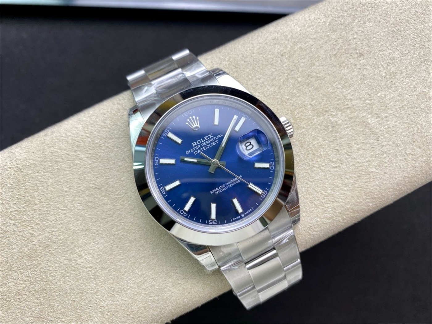 Rolex Datejust 41 Replica 126300 Blue Dial – VS Factory Review - Image 7