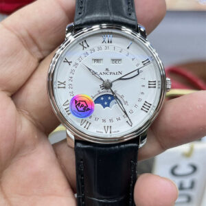 Blancpain Villeret 6654 Moonphase (Steel) – APS Factory Clone 6654 Movement