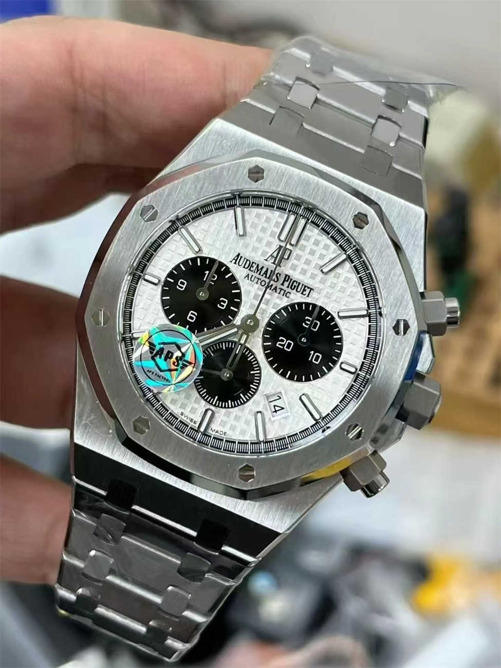 Audemars Piguet Royal Oak Chronograph Replica (APS Factory) – Panda Dial 26331 - Image 2