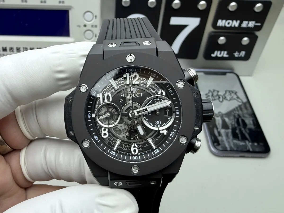 Hublot Big Bang Unico Black Magic Replica 44mm (BBF Factory) – Real Ceramic V4 Edition