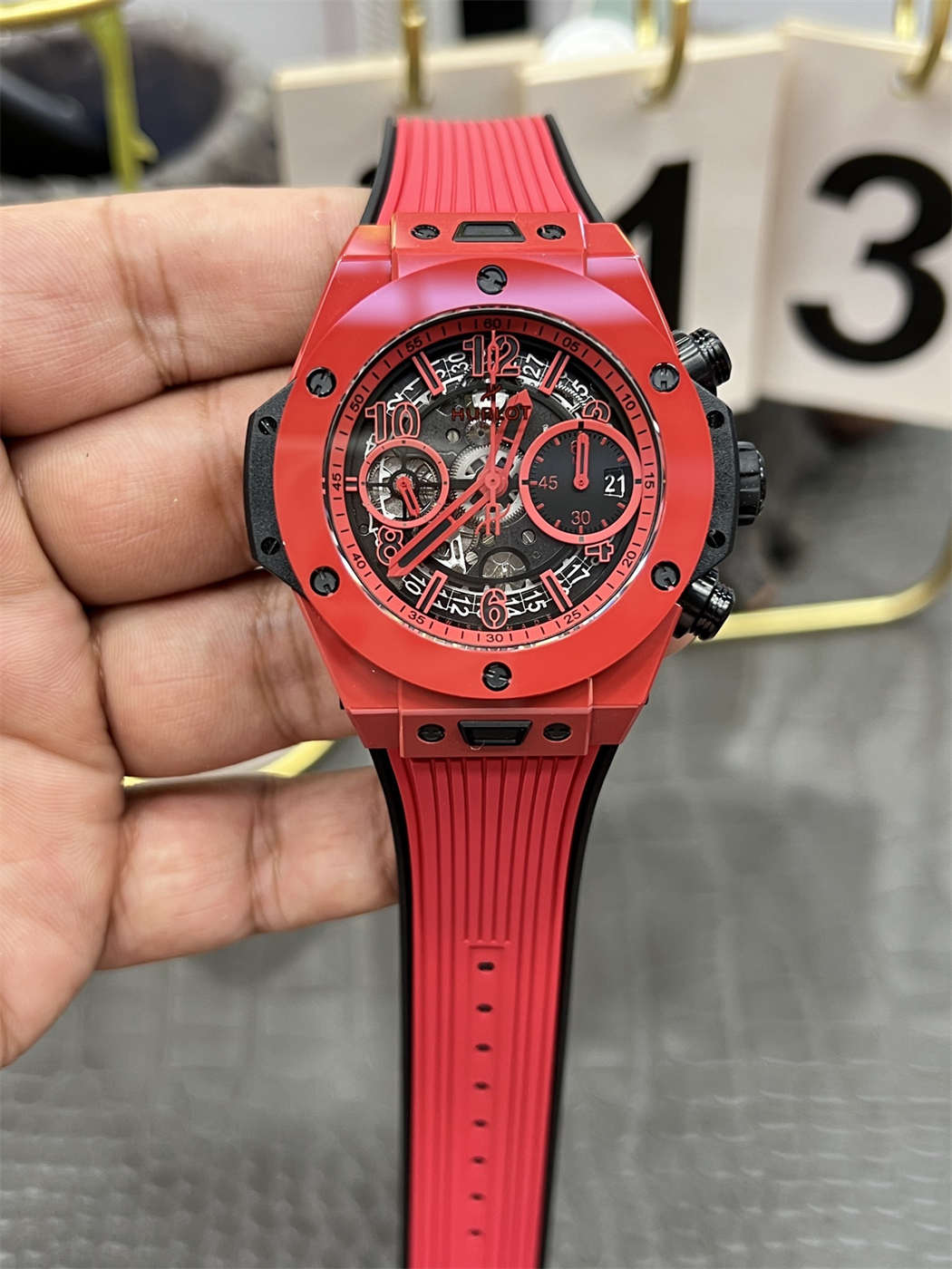 BBF Hublot Big Bang Red Magic Replica – 42mm UNICO Super Clone