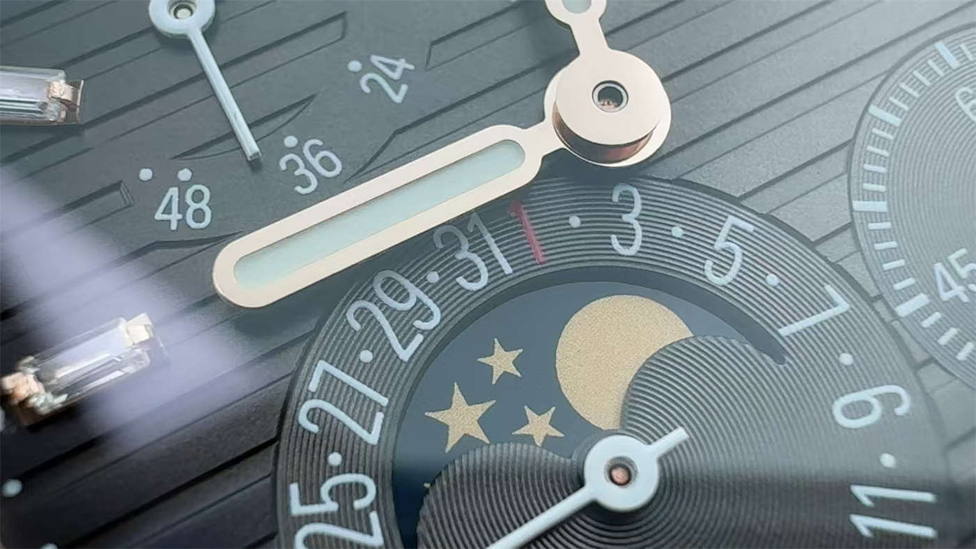 Nautilus 5712GR Diamond Replica – Custom Modified PPF Watch - Image 9