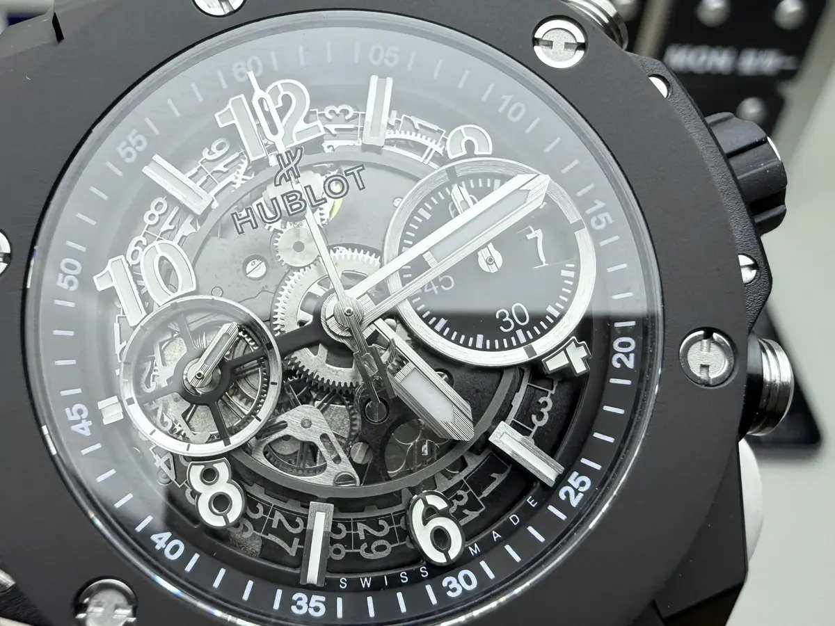 Hublot Big Bang Unico Black Magic Replica 44mm (BBF Factory) – Real Ceramic V4 Edition - Image 3