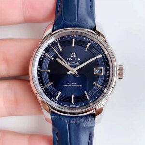 Omega De Ville Hour Vision Blue Replica (VSF 8500 Clone) – 360° Sapphire Casebody