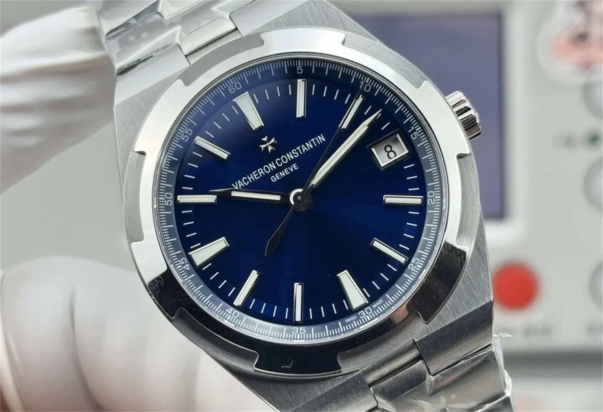 PPF 4500V Vacheron Constantin Overseas | Blue Dial Super Clone - Image 2