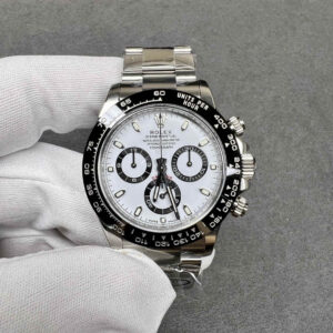 Clean Rolex Daytona 116500 4130 Panda Dial Replica – 40mm 904L Steel | Super Clone Chronograph
