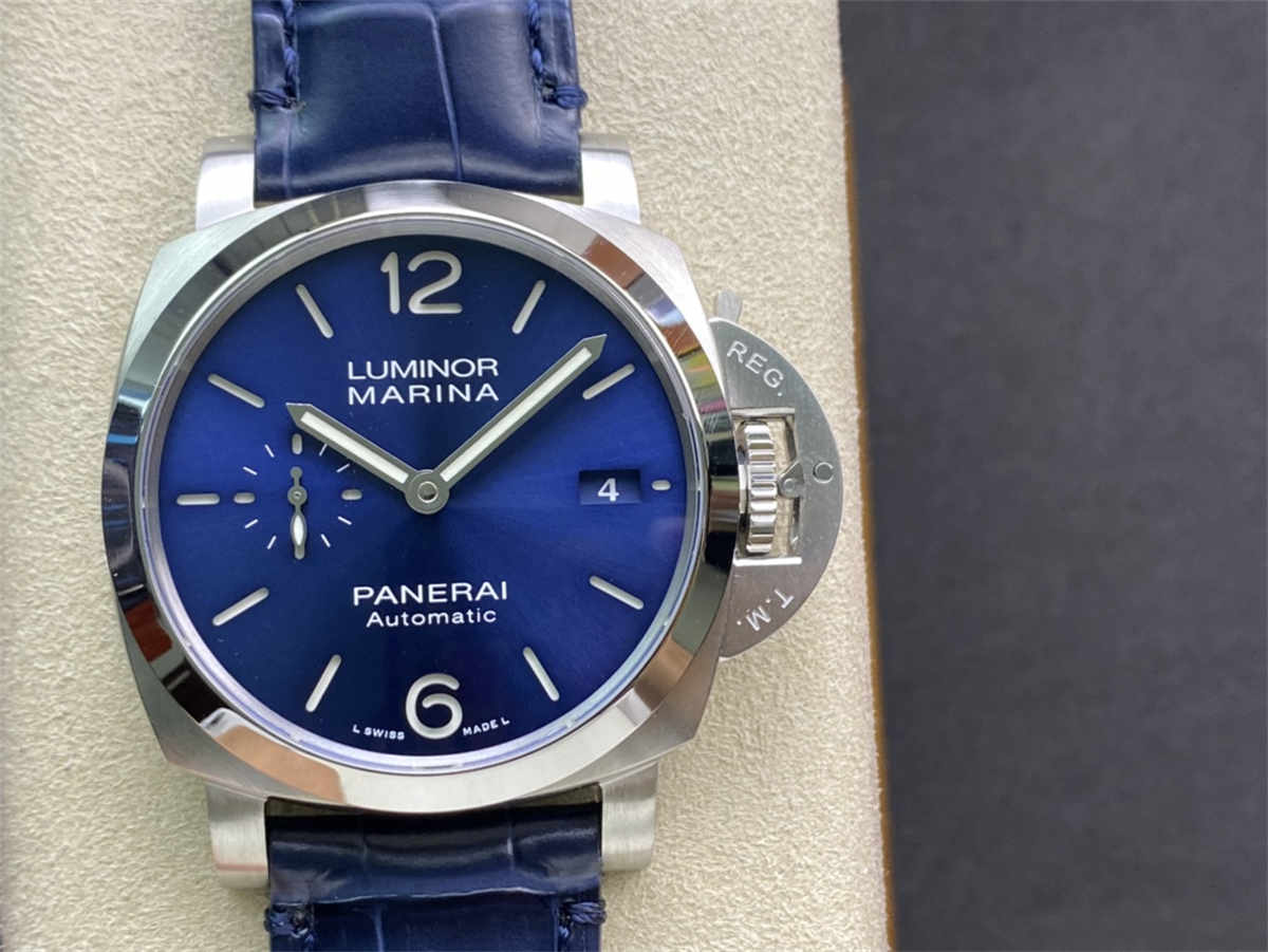 VSF Panerai PAM1393 – 42mm Luminor Marina Blue Dial Replica with P9010 Clone Movement