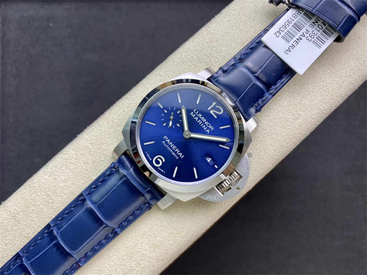VSF Panerai PAM1393 – 42mm Luminor Marina Blue Dial Replica with P9010 Clone Movement - Image 5
