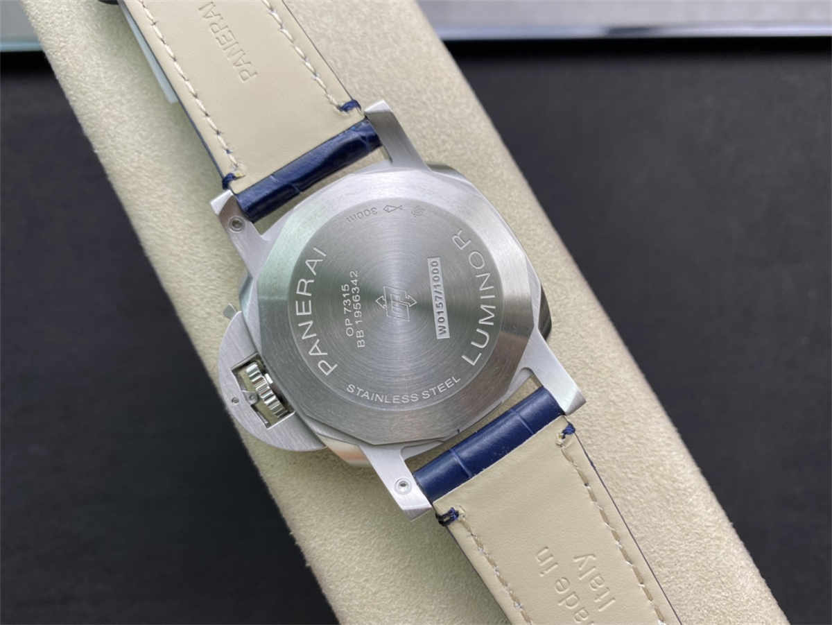 VSF Panerai PAM1393 – 42mm Luminor Marina Blue Dial Replica with P9010 Clone Movement - Image 8