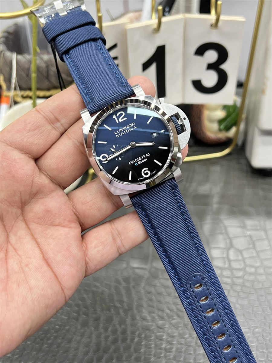 VSF Panerai PAM1157 – 44mm Luminor Marina Blue Dial Replica with P.9010 Clone Movement - Image 2
